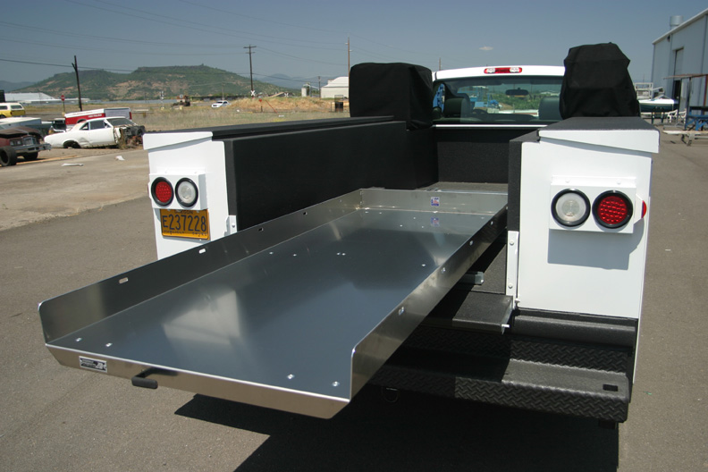 PICKUP TRUCK BED SLIDE OUT CARGO TRAYS CAMPER SHELL BED EXTENDER